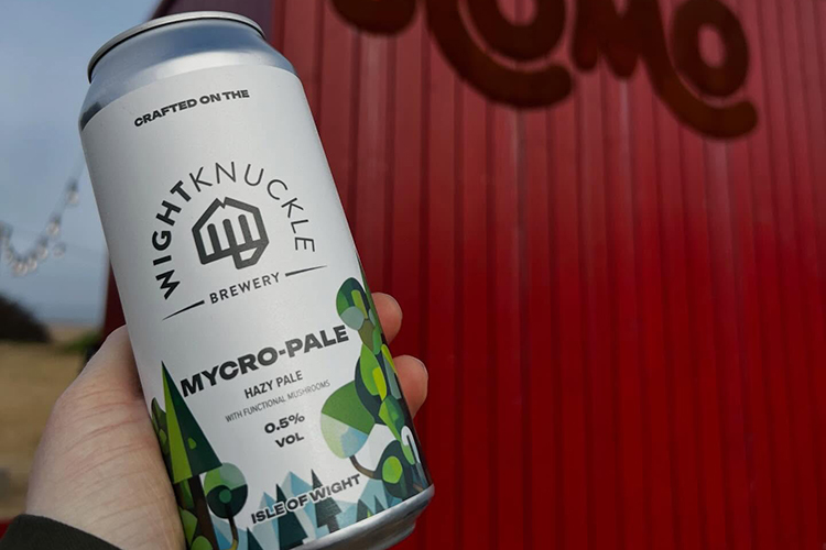 Mycro-Pale, Wight Knuckle Brewery's 0.5% hazy pale ale, brewed on the Isle of Wight