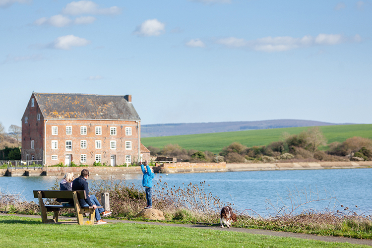 Isle of Wight Walks - Historic Georgian Tide Mill in Yarmouth