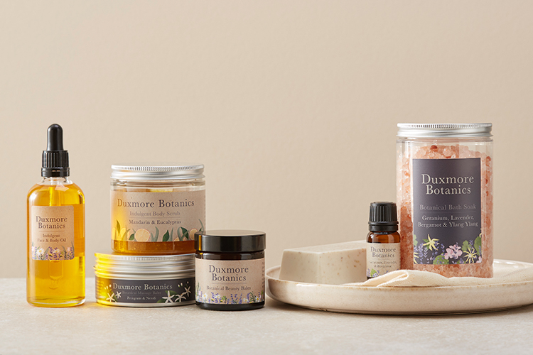Duxmore Botanics range of feel-good fragranced products