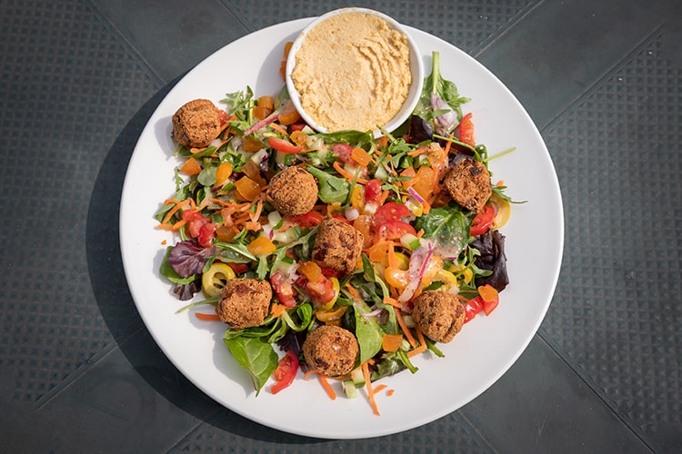 The Bargeman's Rest – Falafel Salad Isle of Wight