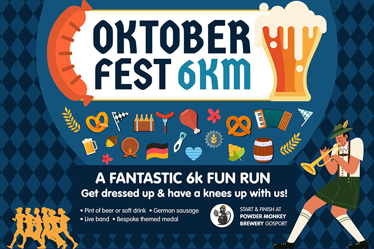 Oktoberfest 6km Run/Walk, Gosport