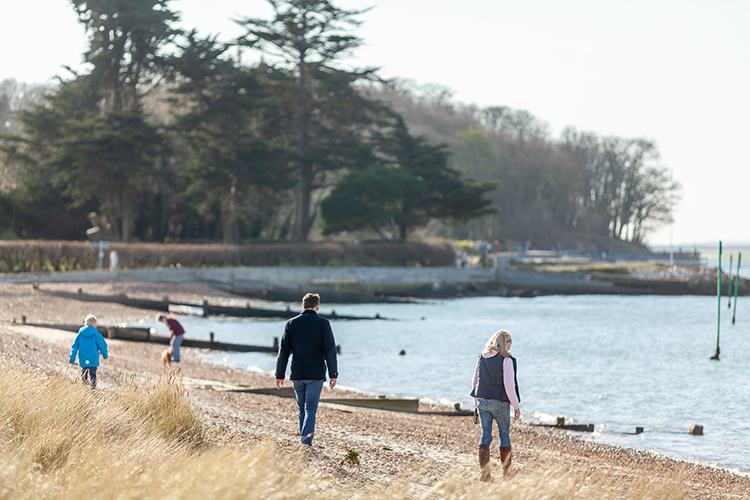 Yarmouth Beach provides a serene setting for coastal strolls.