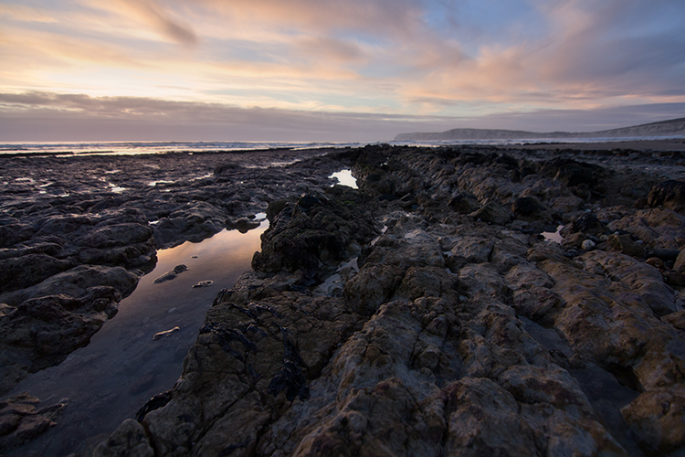 Brook Beach, great for fossil hunting on the Isle of Wight