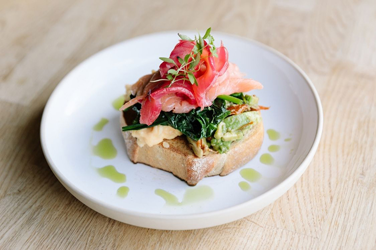New Dish at the Pearl Café - Salmon Eggs