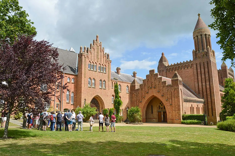 Quarr Abbey near Ryde Isle of Wight, home to a small group of Benedictine monks