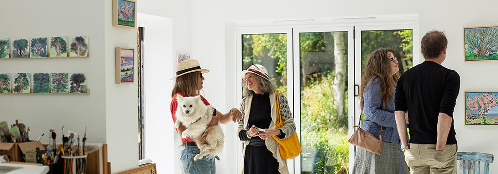 Isle of Wight Open Studios 2025, Sadie Tierney's Studio in Ventnor. Photo Credit: Julian Winslow