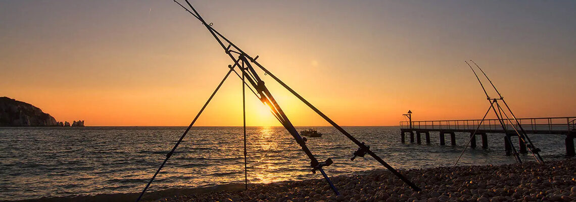 National Fishing Month 2024 - Fishing at The Needles on the Isle of Wight