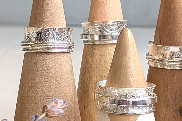 Silver Spinning Ring Workshop at The Jewellery Cabin, Isle of Wight